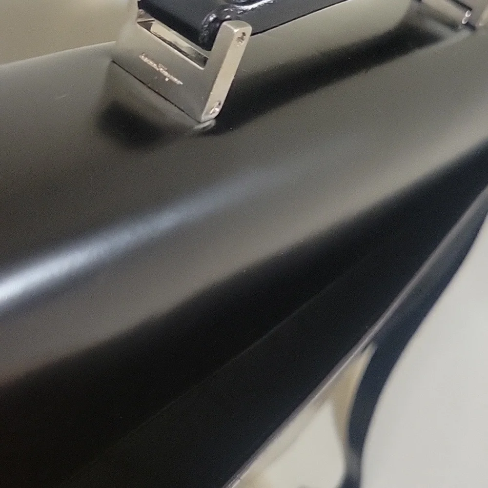 Salvatore Ferragamo Black Leather Briefcase - Picture 5 of 11